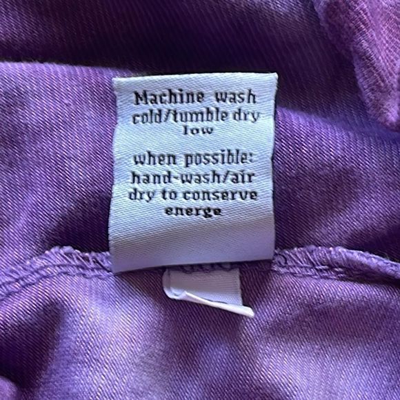 Purple Tie-Dye Wide Leg Pants - Picture 14 of 14